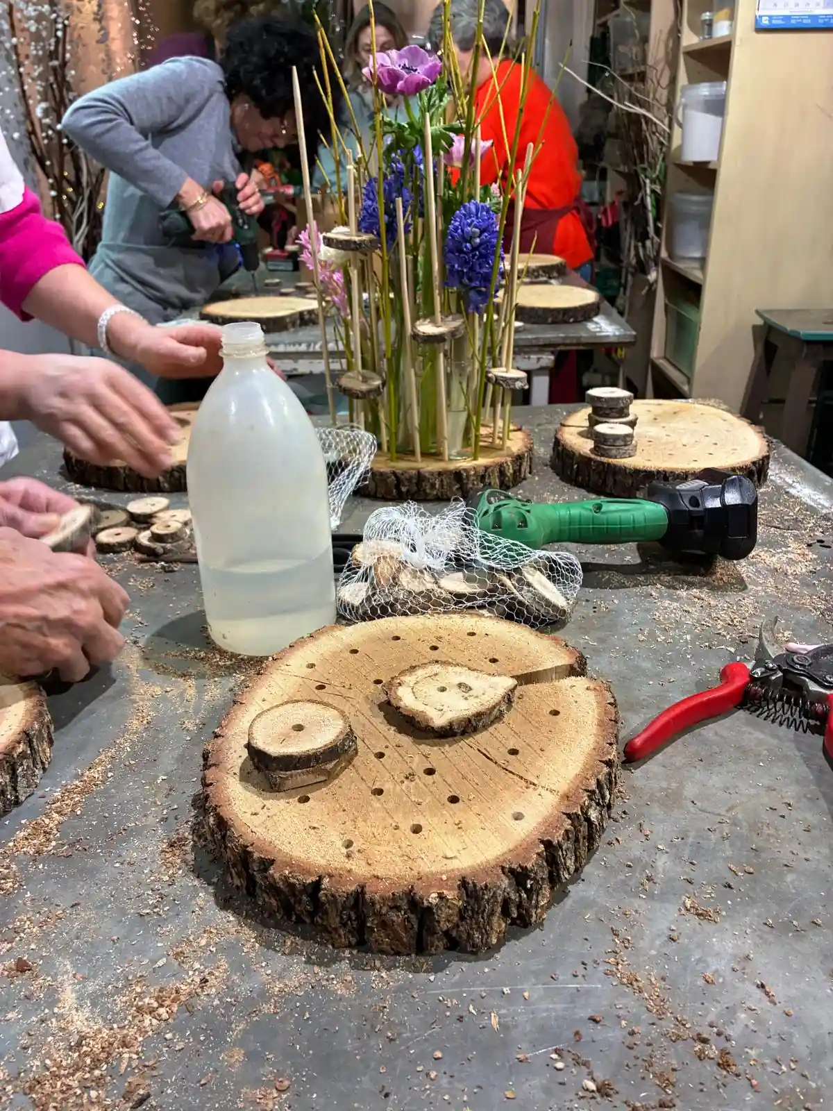 Atelier floral — orchidées en barquettes (3)